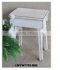 solid shabby chic round stump stools