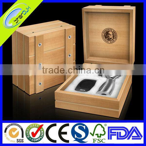 wooden compartment boxes with glass windows