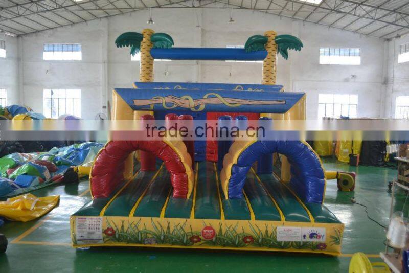 Inflatable interactive obstacle course sports game PVC Inflatables
