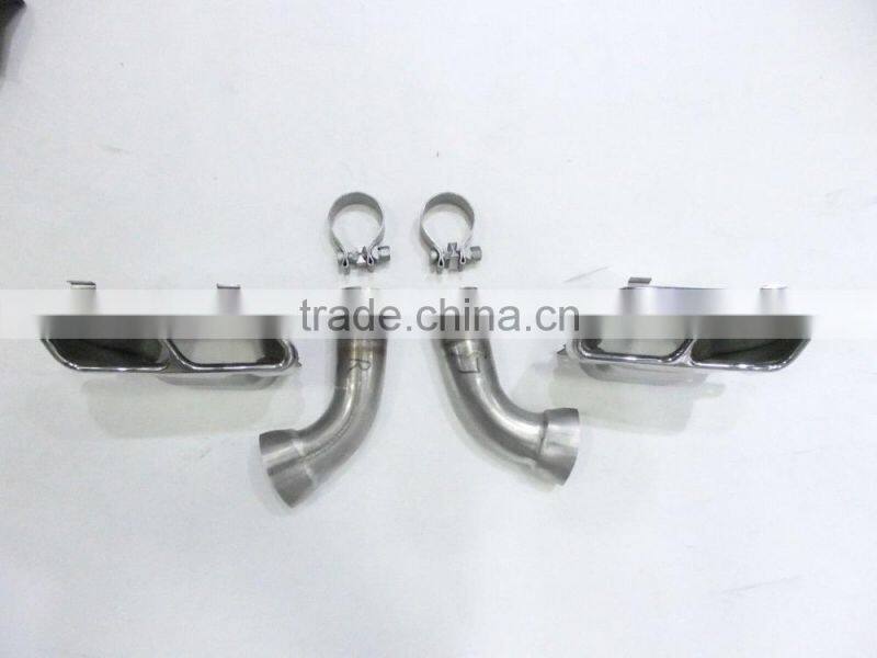 High quality A class w176 A45 design PP diffuser with muffler tips for MB A CLASS W176 A CLASS Sport Style rear bumper