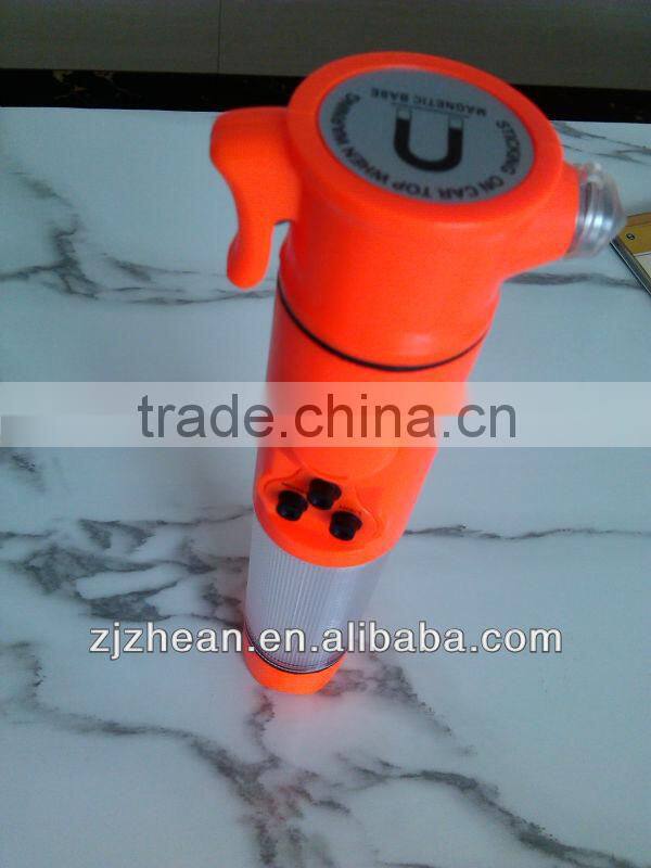 Multi-function Acousto-optic Alarm Security Hammer Flashlight