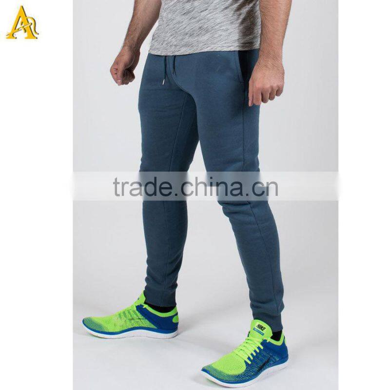 Custom mens gym fit tapered bottoms fashion jogger pants