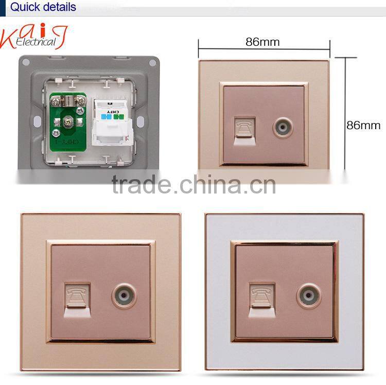 Wall mount double Electrical electric tv wall mount