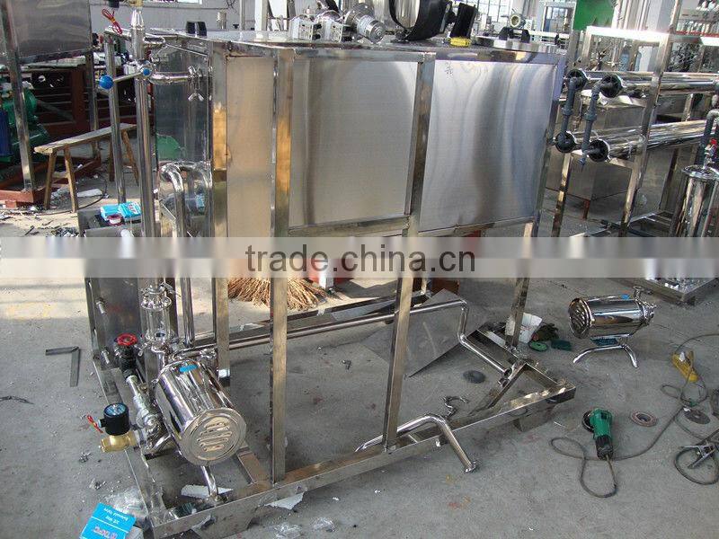 Plate sterilizer pasteurizer series with CE