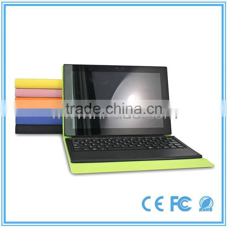Green Wireless Bluetooth Mini Keyboard Case with Built-in Touchpad air mouse for win 8 tablet