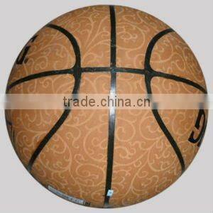 Leather basketball