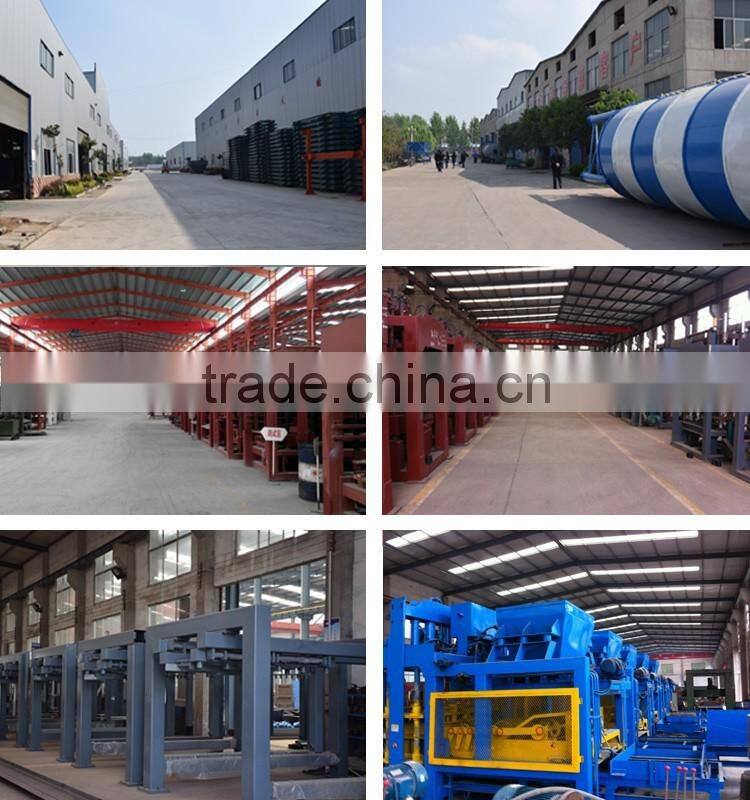 QTJ4-40 concrete blocks molding plant/concrete brick manufacturing unit/price cheap small stationary brick machine
