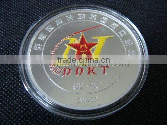 High quality customized silver coin