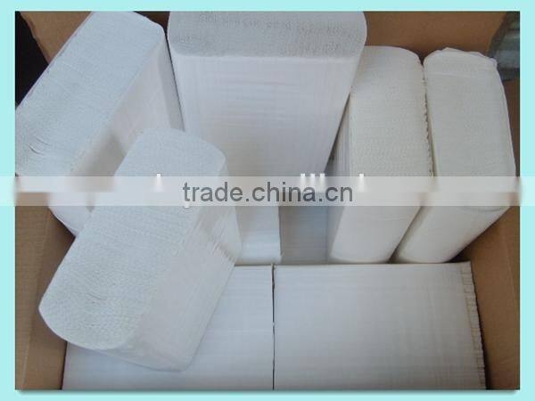 2014 hot sale N fold hand towel paper for dispenser in china