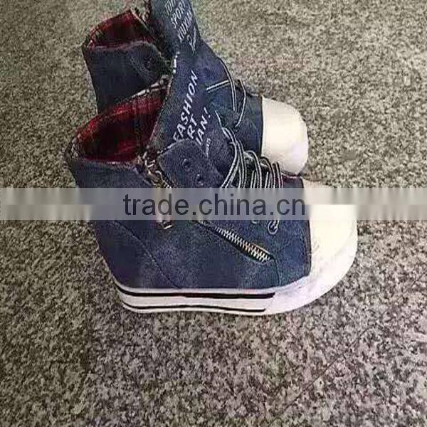 2016 big size men casual bulk canvas shoes wholesale footwear