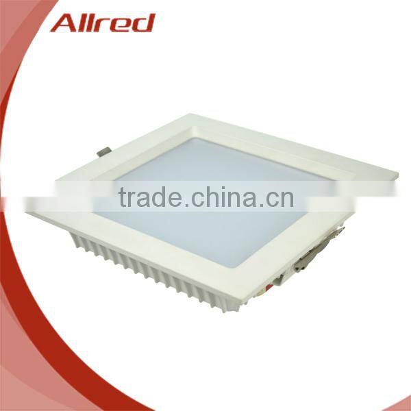 18W LED downlights with white color and milky cover and white painted aluminum housing led downlight 18w