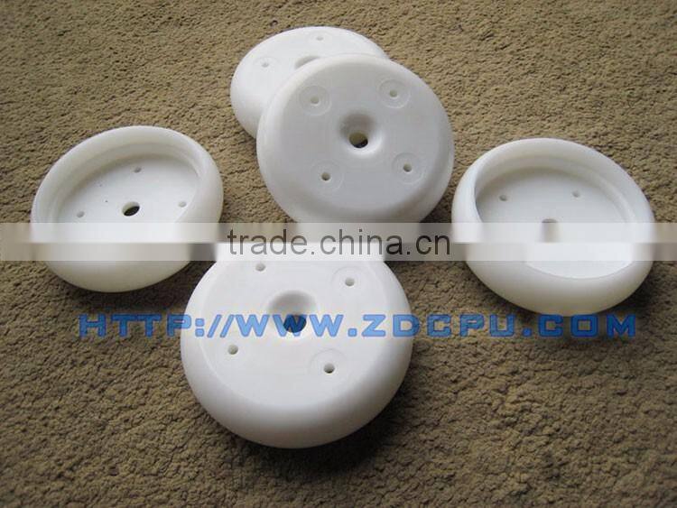 Custom round pipe fitting 12 inch pvc pipe cap
