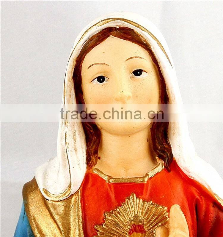 custom virgin mary and baby jesus bust statues for sale