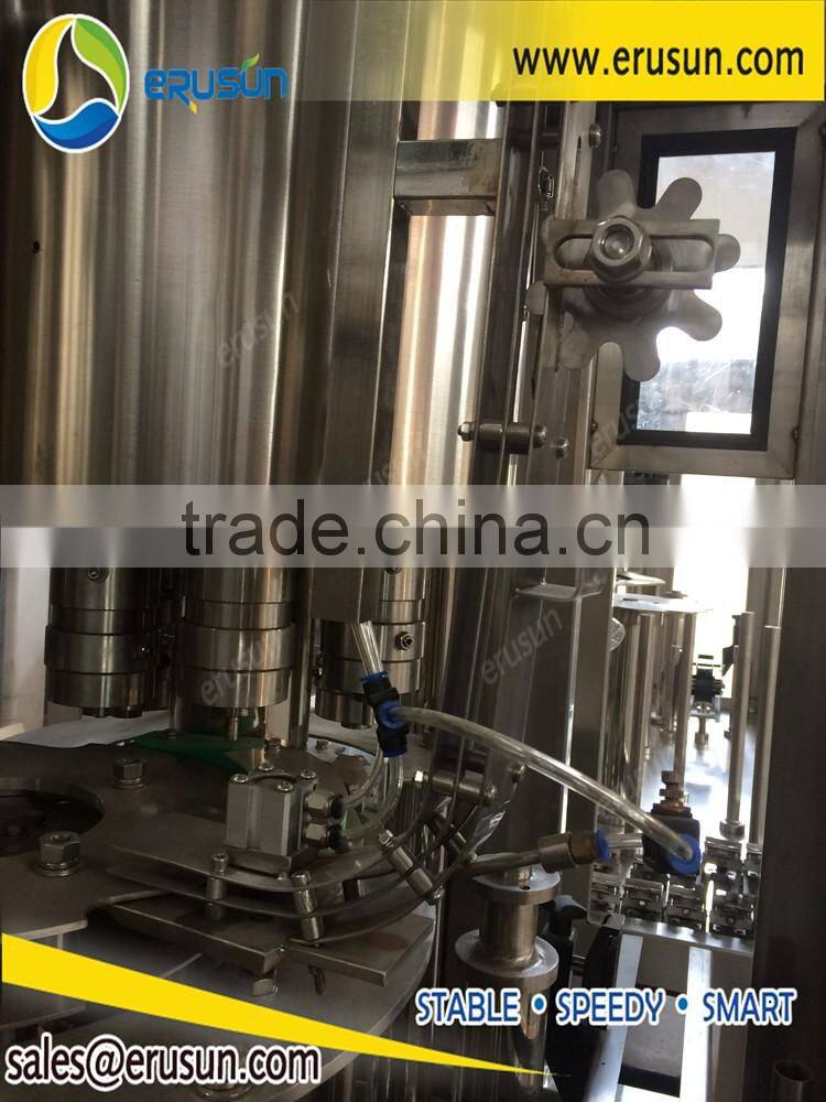 3000BPH Glass Bottle Balanced Pressure Filling Machine