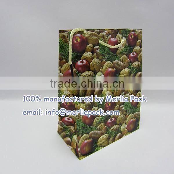 Handmade Christmas Family of Snowmen Bags Rabbit & Basket of Apples Tote Purse Bag