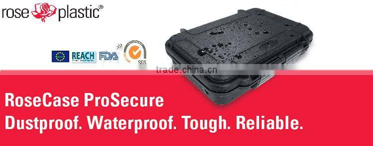 Hard solid durable protective injection mold sturdy storage stable handheld portable packaging box EVA foam car computer case