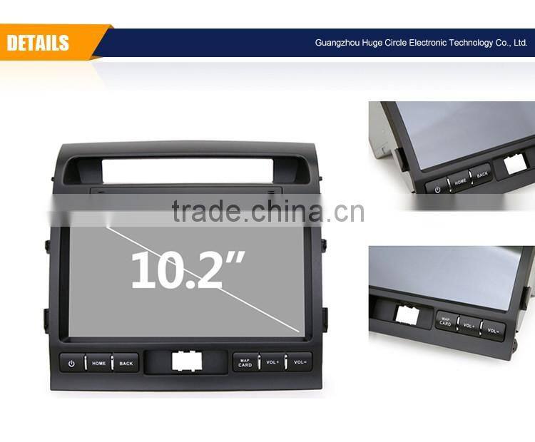 Great Quad Core Pure android 5.1.1 Car GPS for Toyota Land Cruiser 200 with Capacitive screen 1.6G CPU 1G RAM Radio audio player