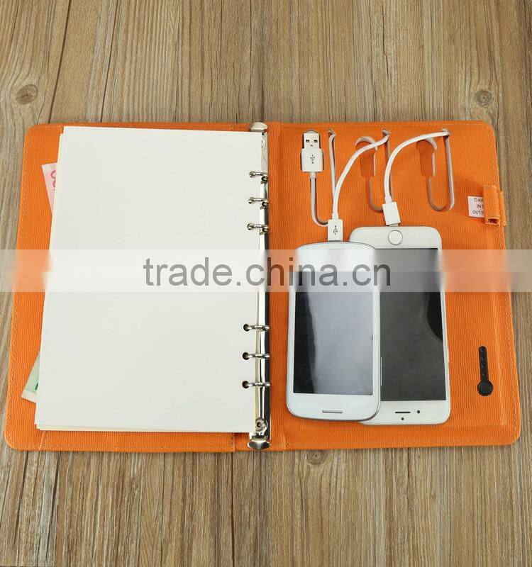 A5 PU leather notebook with elastic band Custom logo notepad