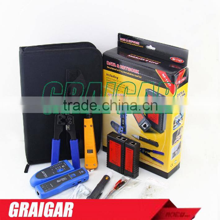 Network Toolkit NOYAFA NF-1107 incleded Wire Tracker Network Cable Tester Non-contact Voltage Detector Punch Tool Crimping Tool-