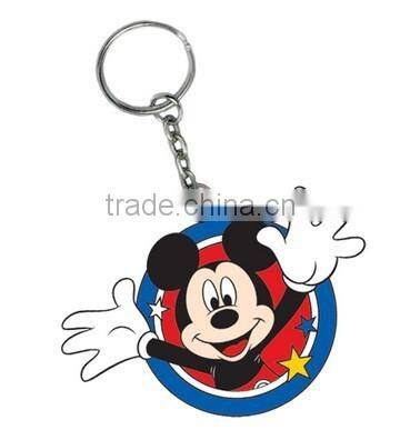 2015 Cheapest keychain,supermarket coins key chain,custom coin keyring