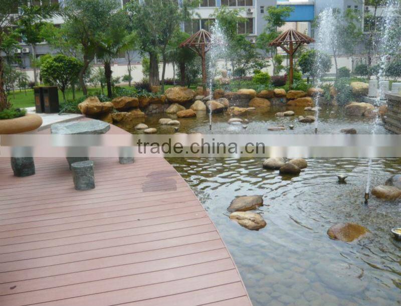 wood plastic composite outdoor waterproof decking