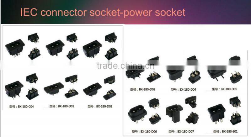 Top quality 2 pin ac power socket