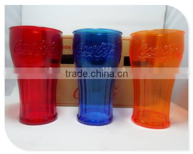 high quality Coca 16oz food grade plastic cup
