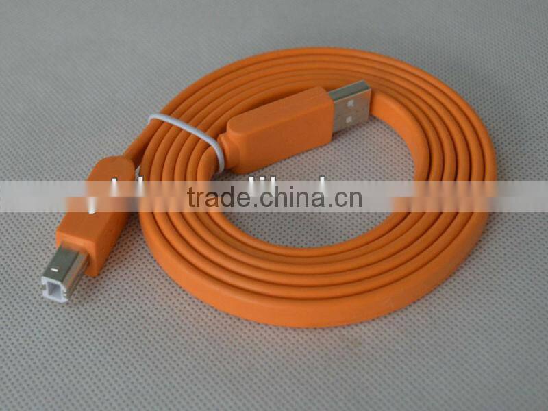 Good quality flat data line am to bm usb 2.0 printer cable
