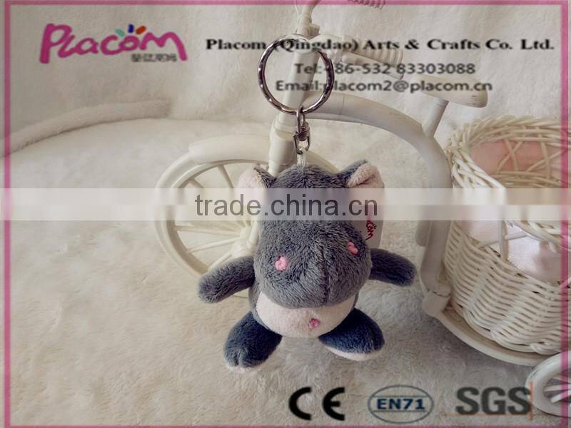 New design Lovely Fashion High quality Factory price Promotional gifts and Holiday gifts Wholesale Plush Keychains reindeer