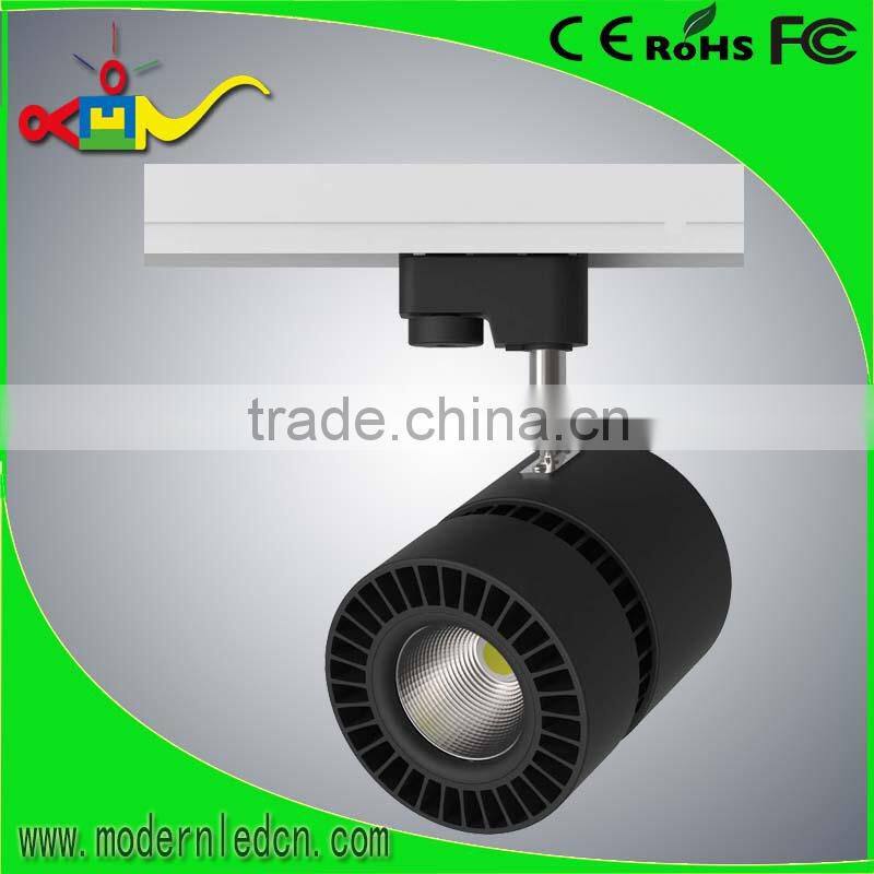 2016 new commercial lighting cob led track light 30w luces led