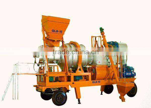 city village road project machinery small mobile asphalt mix plant