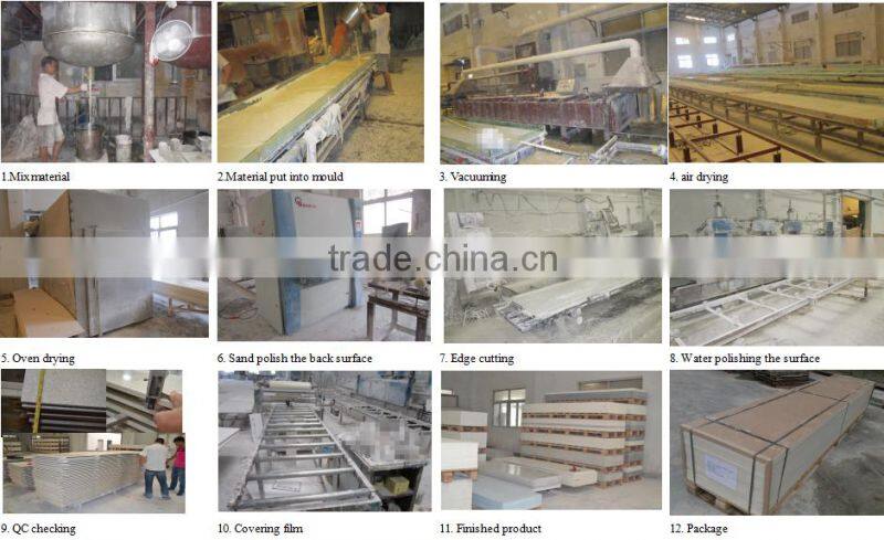 China factory cheap solid surface restaurant desk counter