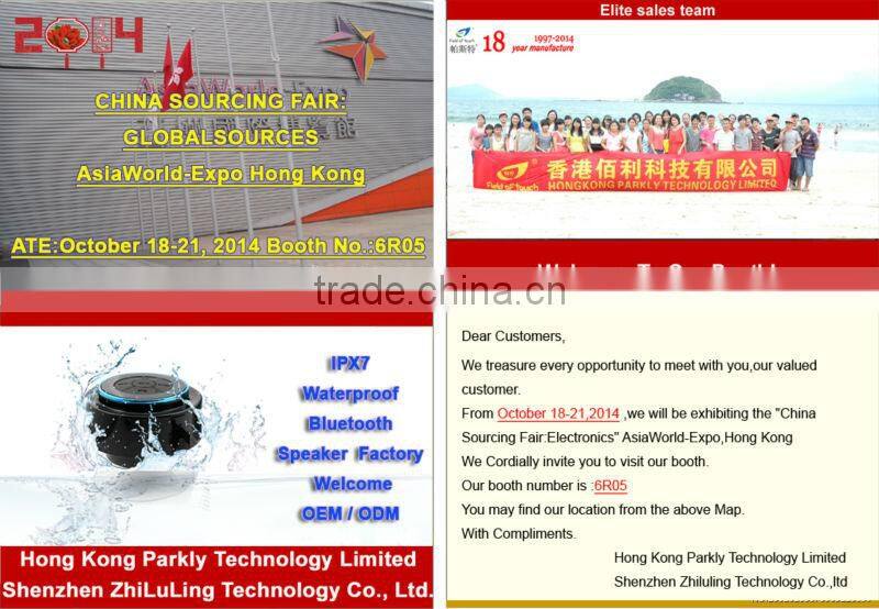 2014 new product headphone without wire with Fm radio