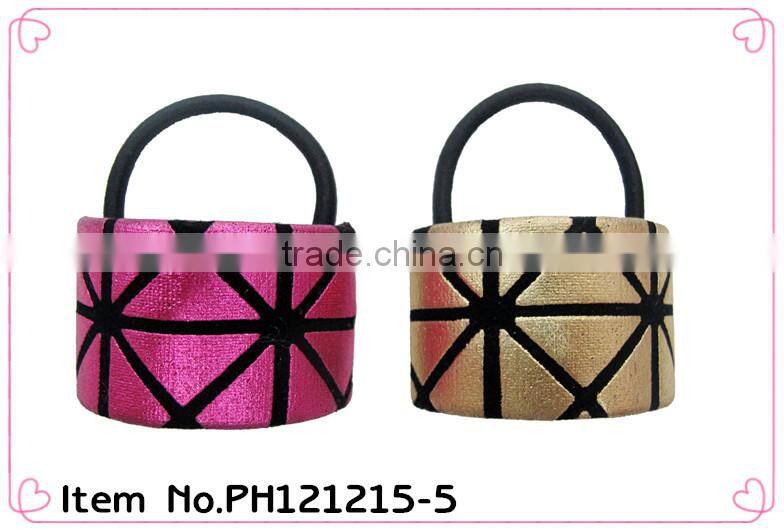 2014 new design Opened Circle Cuff Hair Band Ponytail Holder