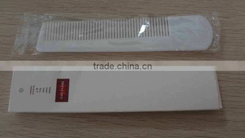 hotel & home disposable plastic foldable hair comb
