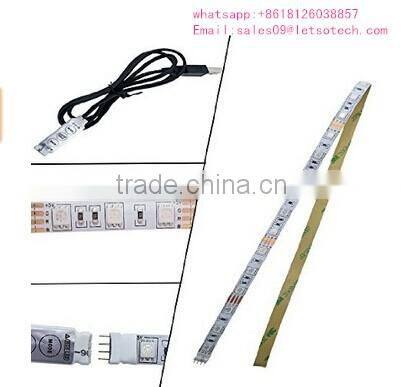 2 years warranty usb light 5050 5V Voltage USB operated led rope lights portable usb LED lights USB Light Type laptop light