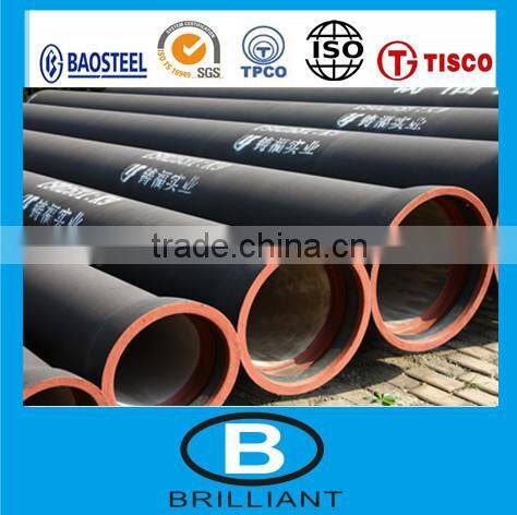 water project!!! ISO2531 ductile iron pipe K8/K9 manufacture