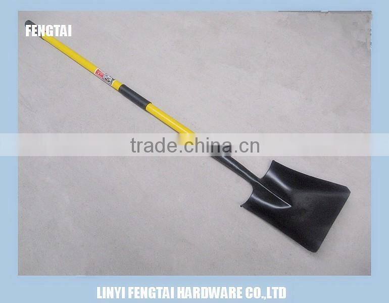 Garden Tool Round Long Fiberglass Handle Shovel