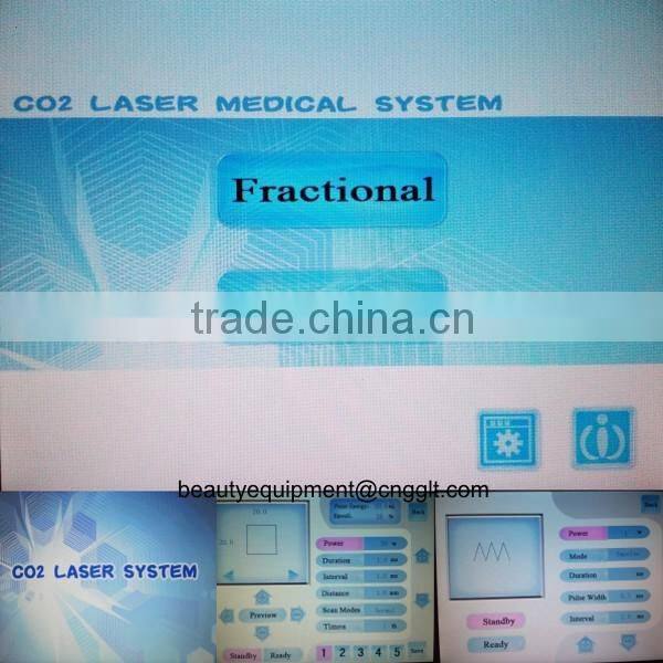 laser rf tube CO2 fractional physiotherapy laser