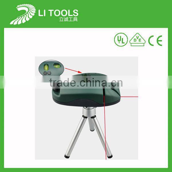 2 lines green beam level laser meter