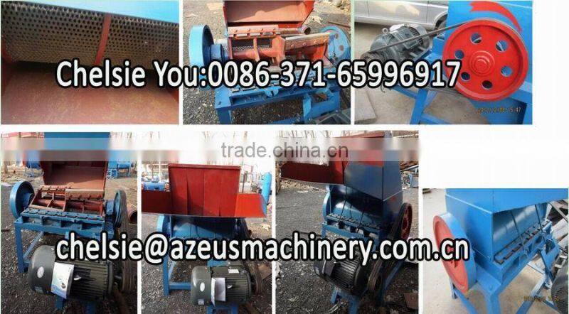 Plastic grinder and crusher recycling machine