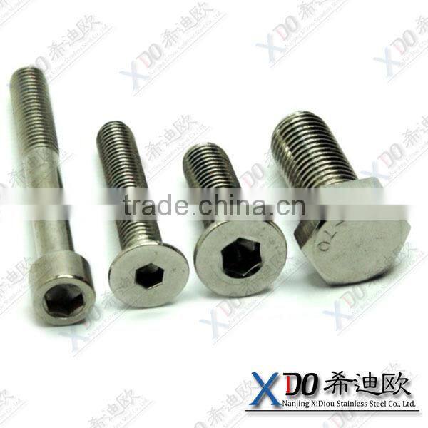 904L N08904 1.4539 stud bolt with heavy hex nut