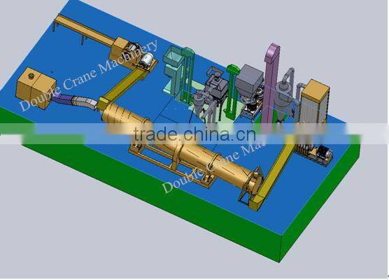 High efficiency saw dust wood chips biomass straw pellet making machine