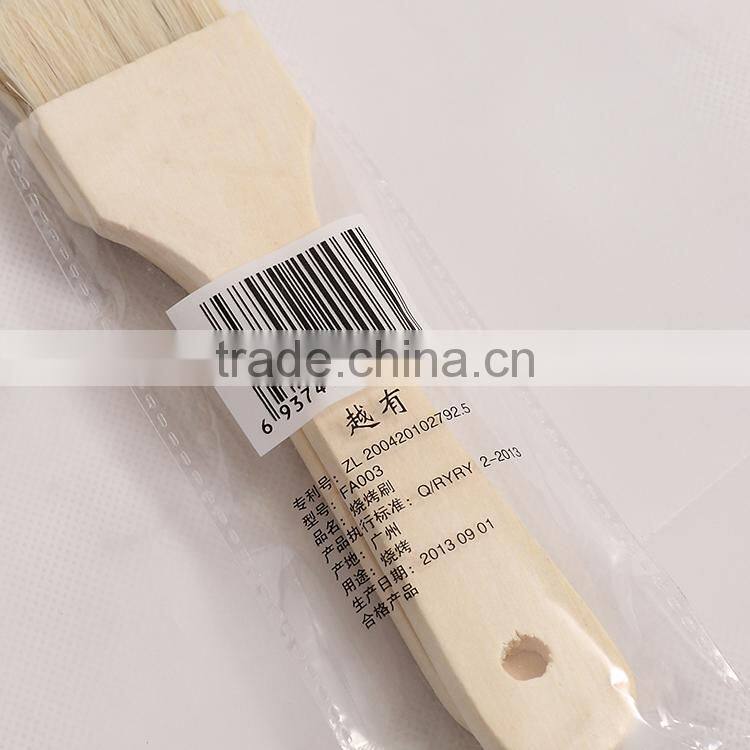 New Product Wooden Handle Barbecue Soft Hair Small Brush