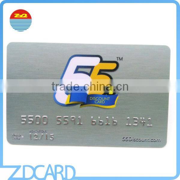 NFC and UHF dual frequency EM4423 hybrid smart RFID card