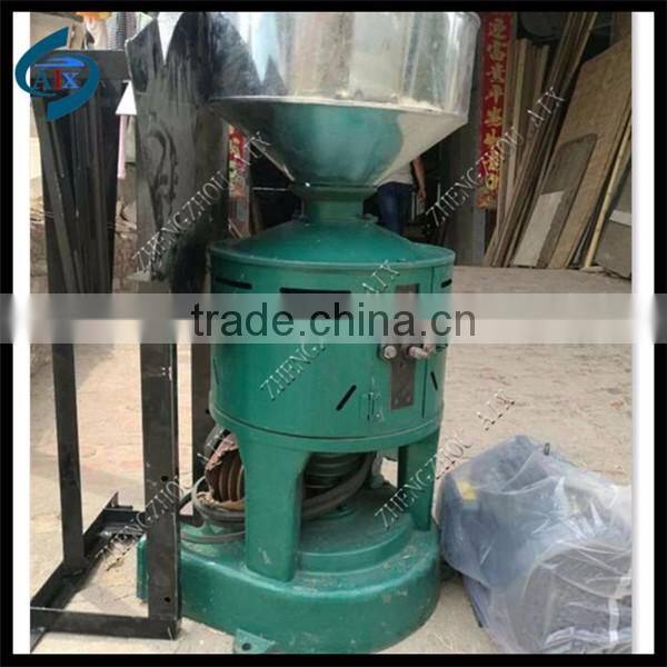 Low power wheat soybean dehuller for use