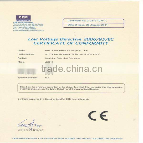 Customized water heat exchanger,water radiator,air/oil radiator