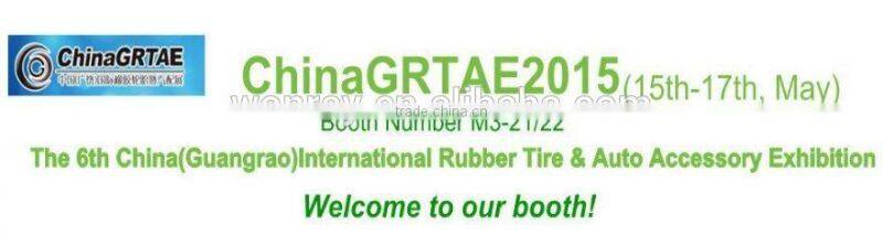 tractor trailer solid tyre 4.00-8 for towing tractor in airport or seaport