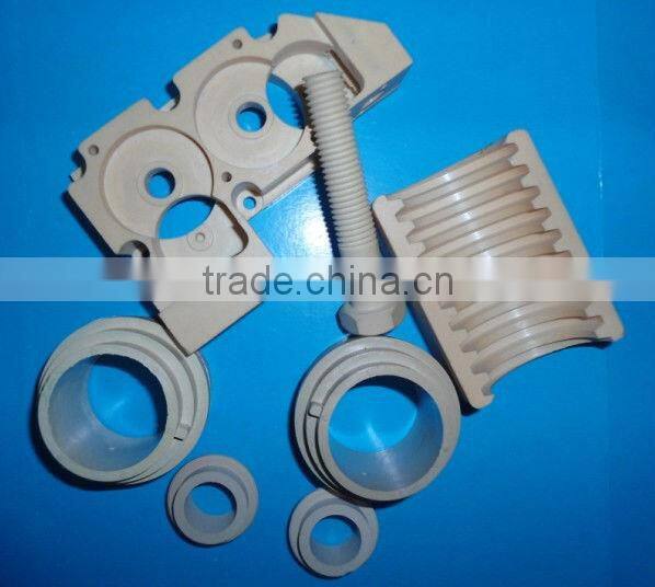 radiation resistance engineering plastic parts of material PPS in machinery industry