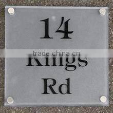 embossing acrylic letter sign